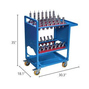 40-Taper CNC Tool Holder Cart