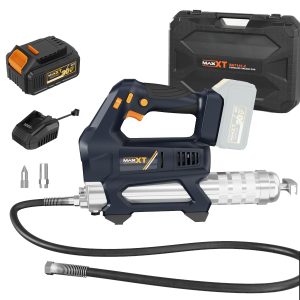 Heavy Equipment Grease Gun Cordless, Max 20000 PSI 20V Grease Gun Battery Powered with 4.0Ah Battery and Quick Charger