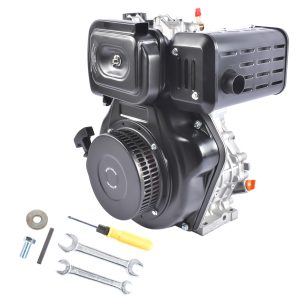 10HP 4-Stroke Single-Cylinder Diesel Engine, 418cc, 6300W