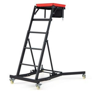 400 LBS Capacity Heavy Duty Topside Creeper with 4-Level Height Adjustable, Foldable Automotive Engine Creeper