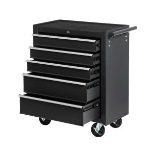 5 Drawer Garage Tool Cabinet Heavy Duty Steel Rolling Storage with Casters 31305