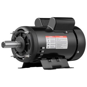 5 HP Electric Motor, 1725RPM Air Compressor Motor, CW/CCW Rotation, 1.125 Inch Shaft Diameter, 2.75inch Shaft Length, 20.7N.m Torque, Single-Phase, ODP Cooling, 230V, 184T Frame