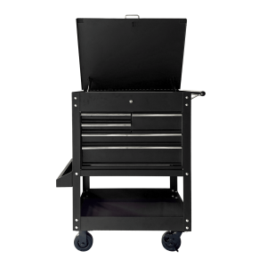 5 Drawer Heavy Duty Rolling Tool Cabinet Steel Garage Storage with Ball Bearing Slides