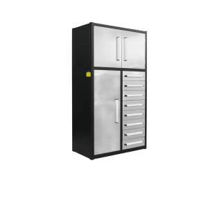 8-Drawer Heavy-Duty 3.5 ft Workbench – 100 lb Capacity Drawers & Steel-Frame Tool Storage Cabinet