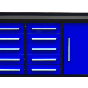 Heavy-Duty 5.5FT Steel Workbench – 10 & 15 Drawer Tool Bench with Locks & EVA Liners