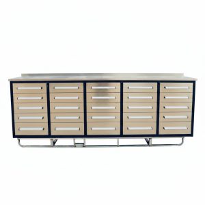10 FT Heavy-Duty Steel Garage Tool Bench Work bench With 15/20/30/25/35 Drawers – Industrial Storage Table