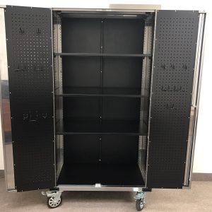 72″ Stainless Steel Rolling Cabinet – Heavy-Duty Lockable Storage | 72SSC