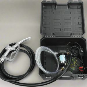Portable Fuel Transfer Pump Kit – 12V Heavy-Duty System for Gas & Diesel