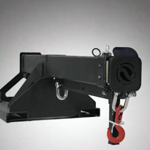 Skid Steer Fork-Mounted Adjustable Jib Boom | 6000 lb Capacity – 523205